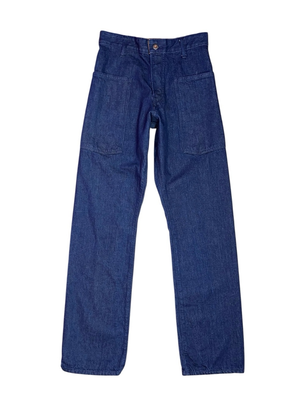 Railcar Fine Goods Heavyweight Denim Jeans Dark Wash High Rise Women’s 27‎